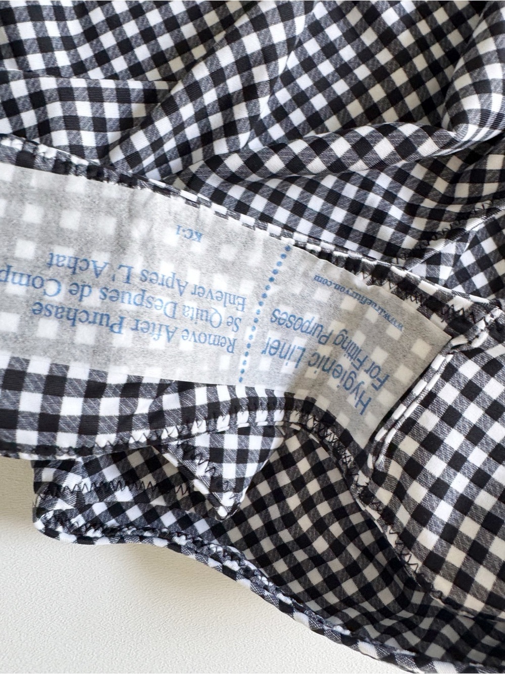 Free People x Baben Antoinette Printed One-Piece Swimsuit in Gingham Check | NWT - Picture 5 of 7
